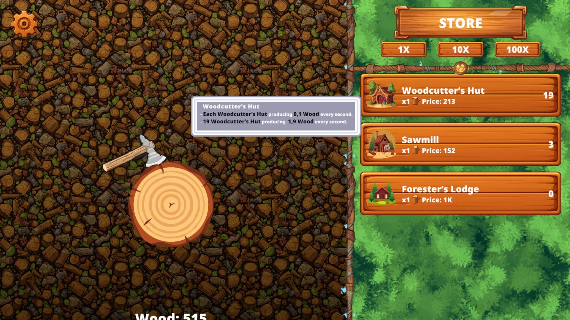 Screenshot for Wood Clicker