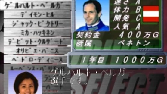 Screenshot for F-1 Grand Prix 1996: Team Unei Simulation