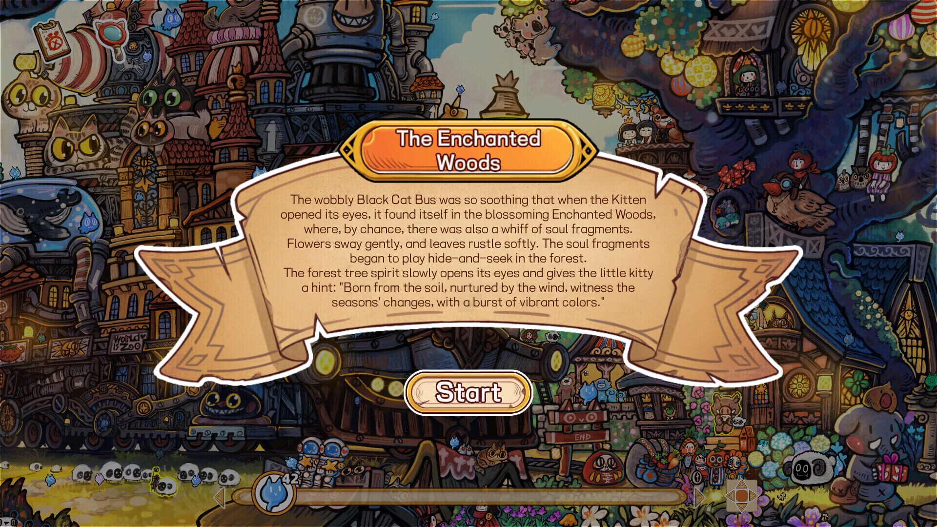 Screenshot for Whisker Wanderlust: The Mosaic of Souls