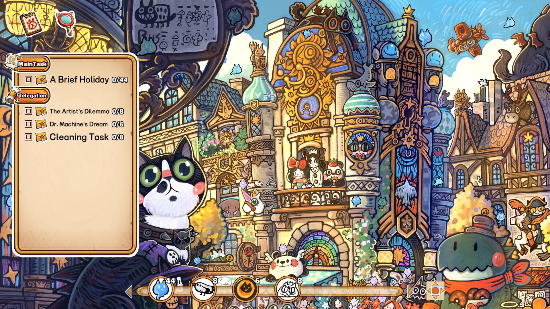 Screenshot for Whisker Wanderlust: The Mosaic of Souls