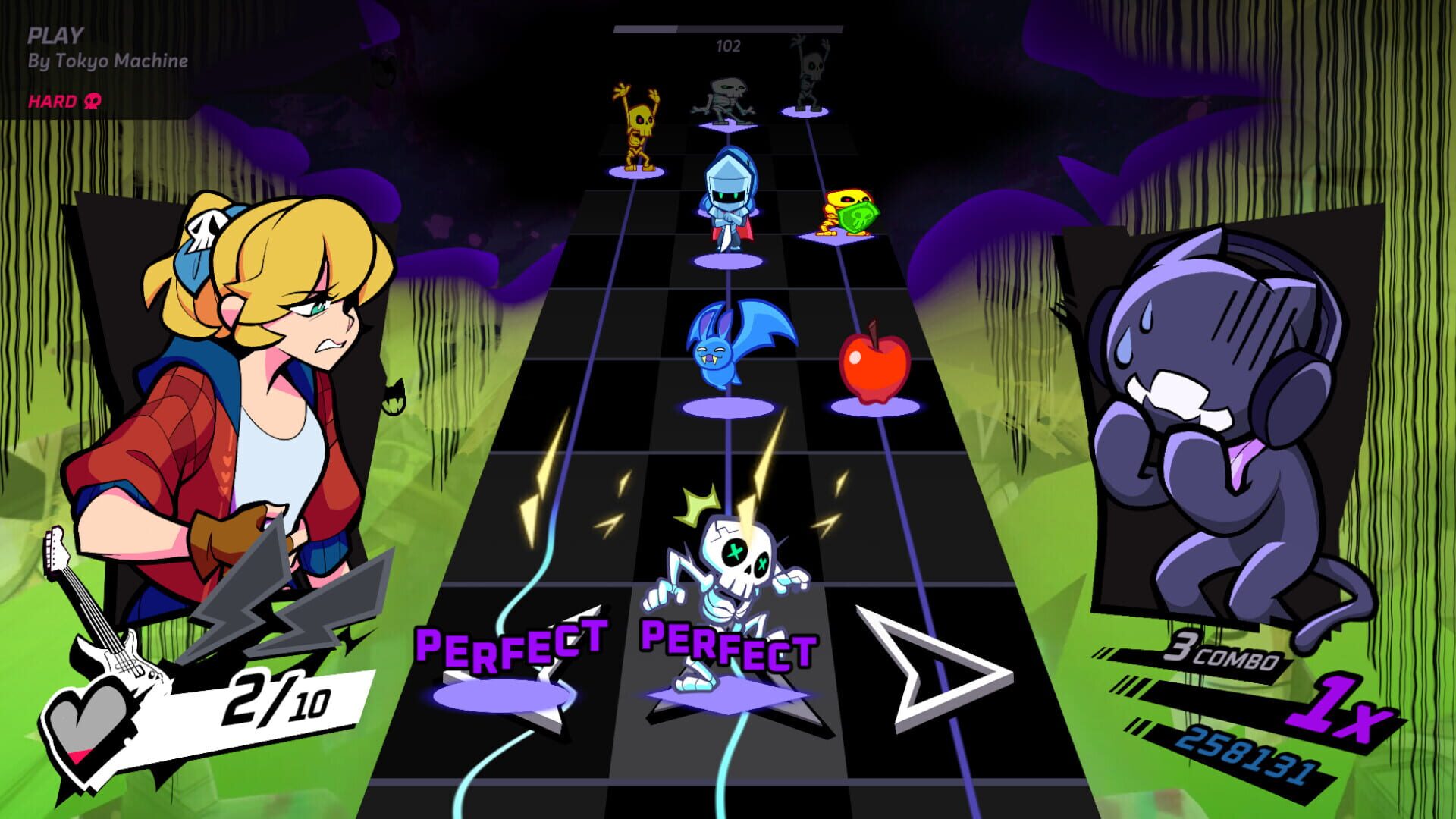Screenshot for Rift of the NecroDancer: Monstercat - "PLAY"