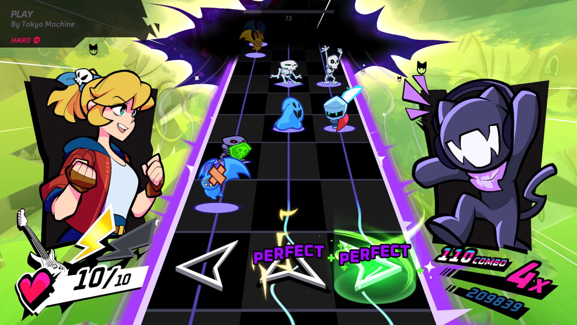 Screenshot for Rift of the NecroDancer: Monstercat - "PLAY"