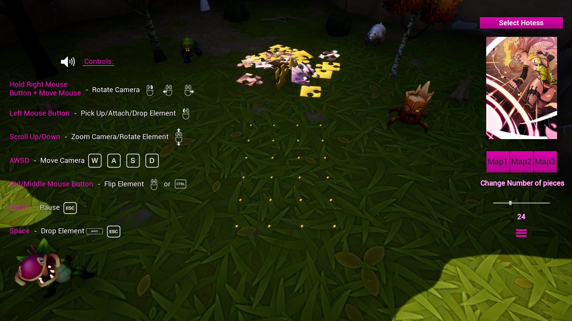 Screenshot for Anime Fantasy Jigsaw Puzzle 3D