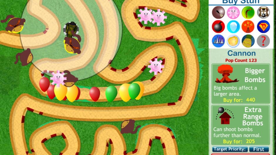 Screenshot for Bloons TD 3