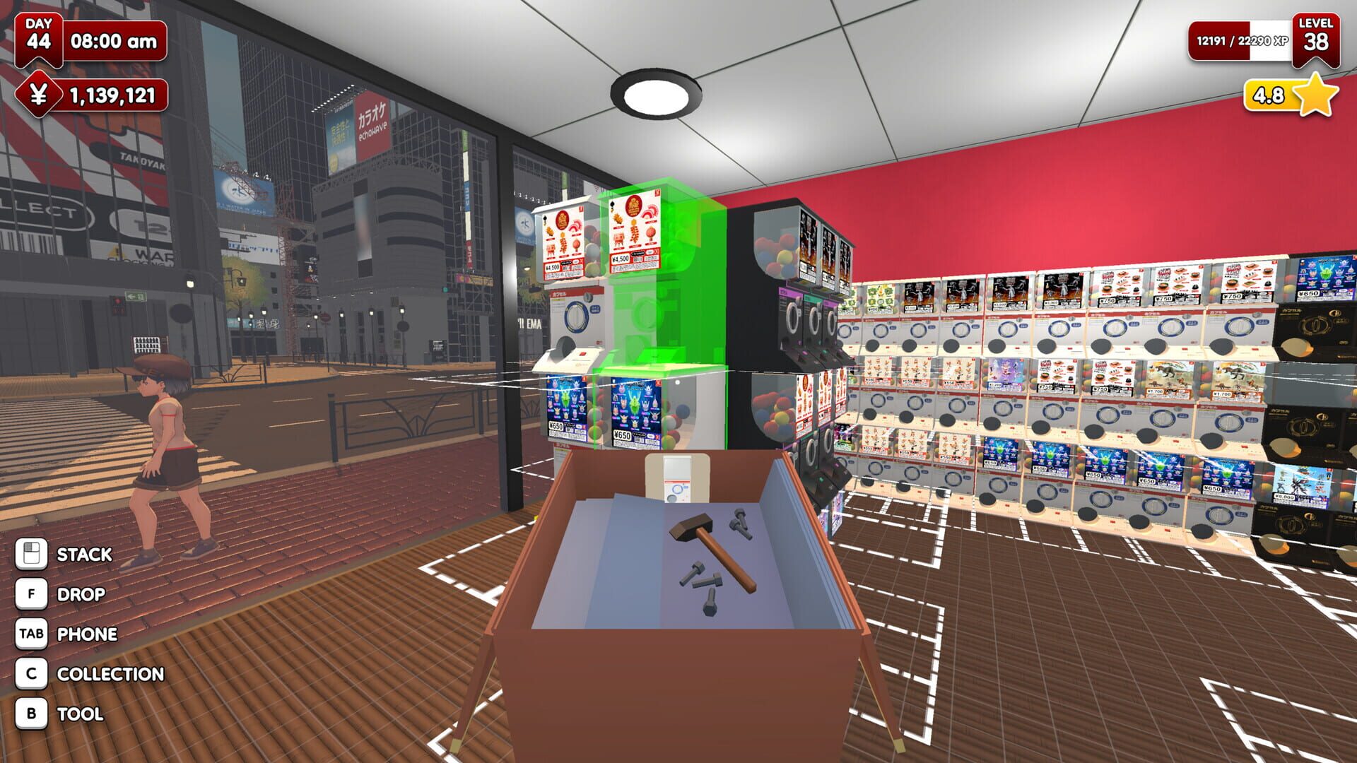 Screenshot for Gacha Capsule Shop Simulator: Akihabara