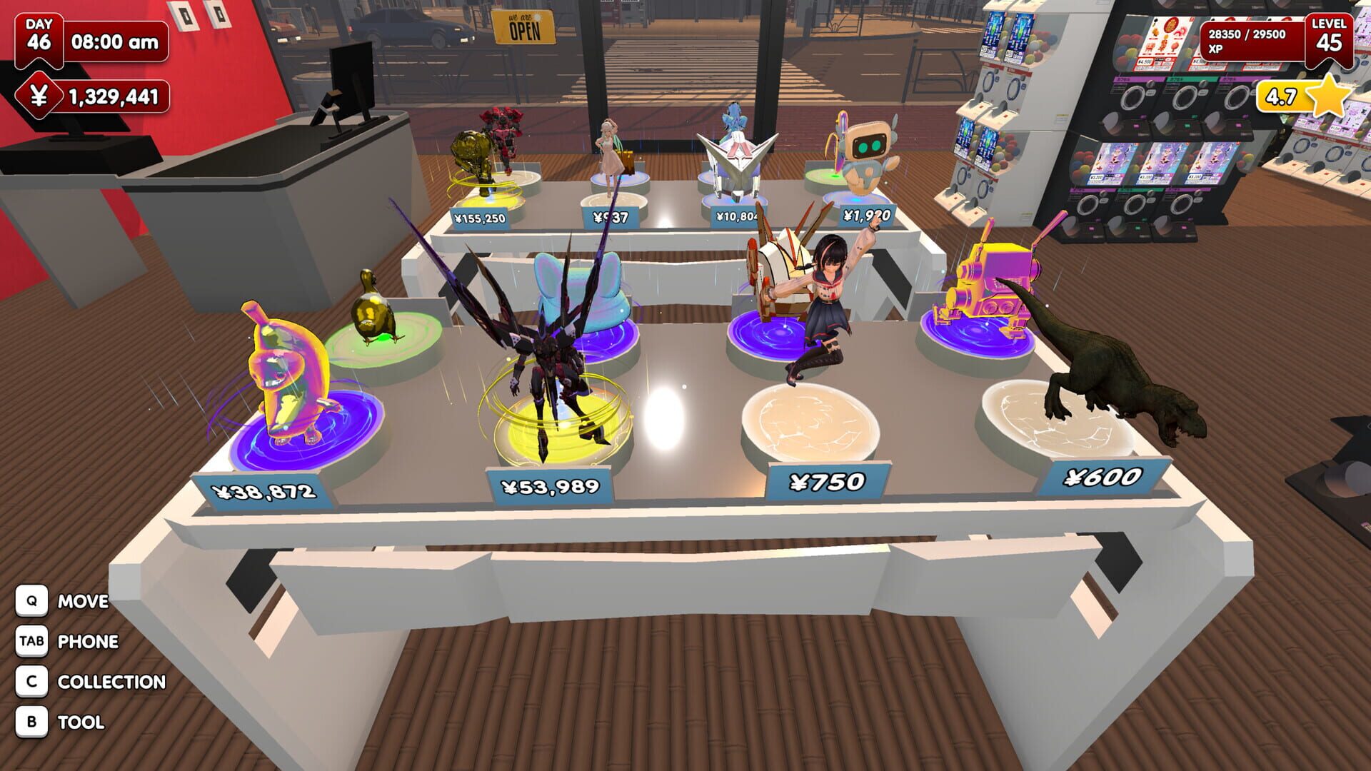 Screenshot for Gacha Capsule Shop Simulator: Akihabara