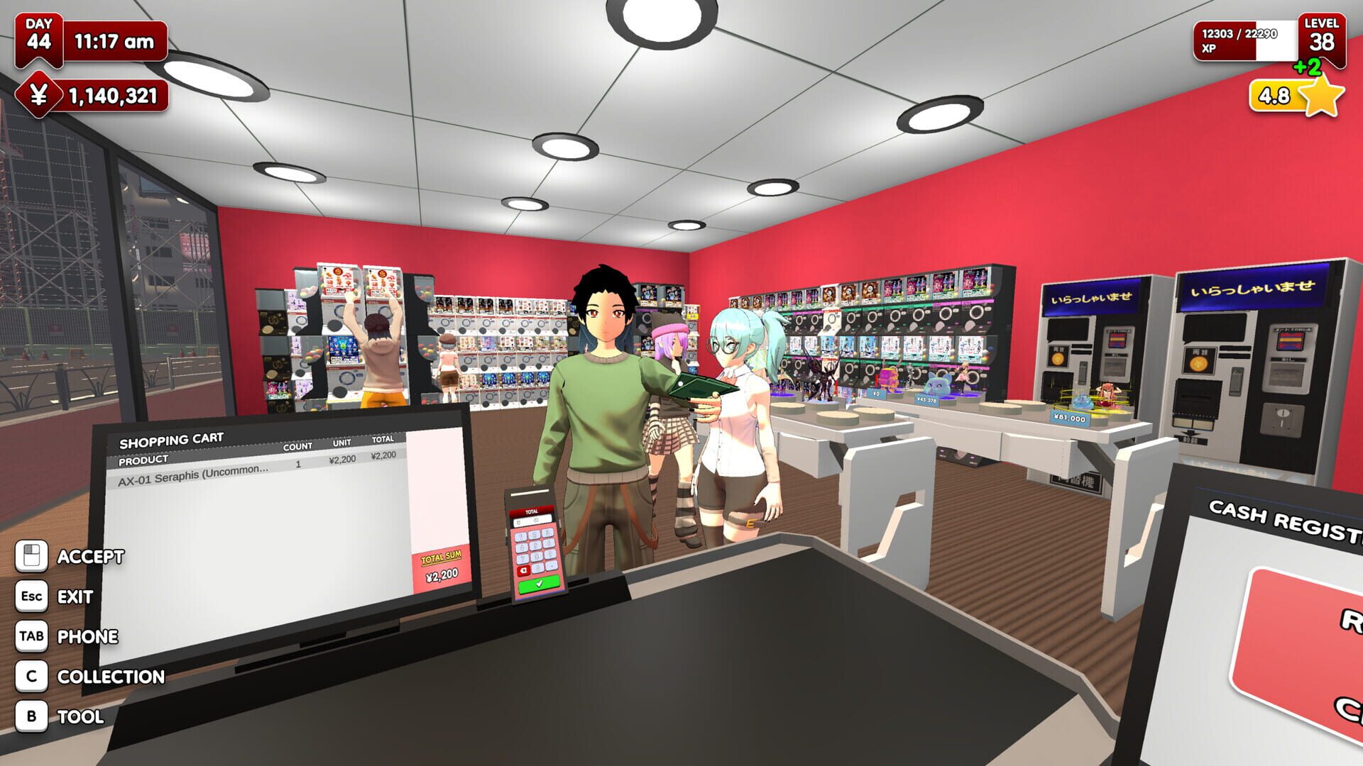 Screenshot for Gacha Capsule Shop Simulator: Akihabara