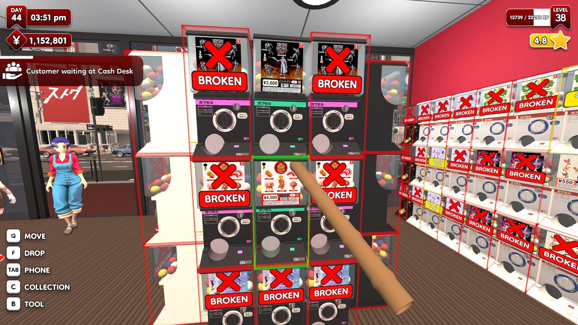 Screenshot for Gacha Capsule Shop Simulator: Akihabara