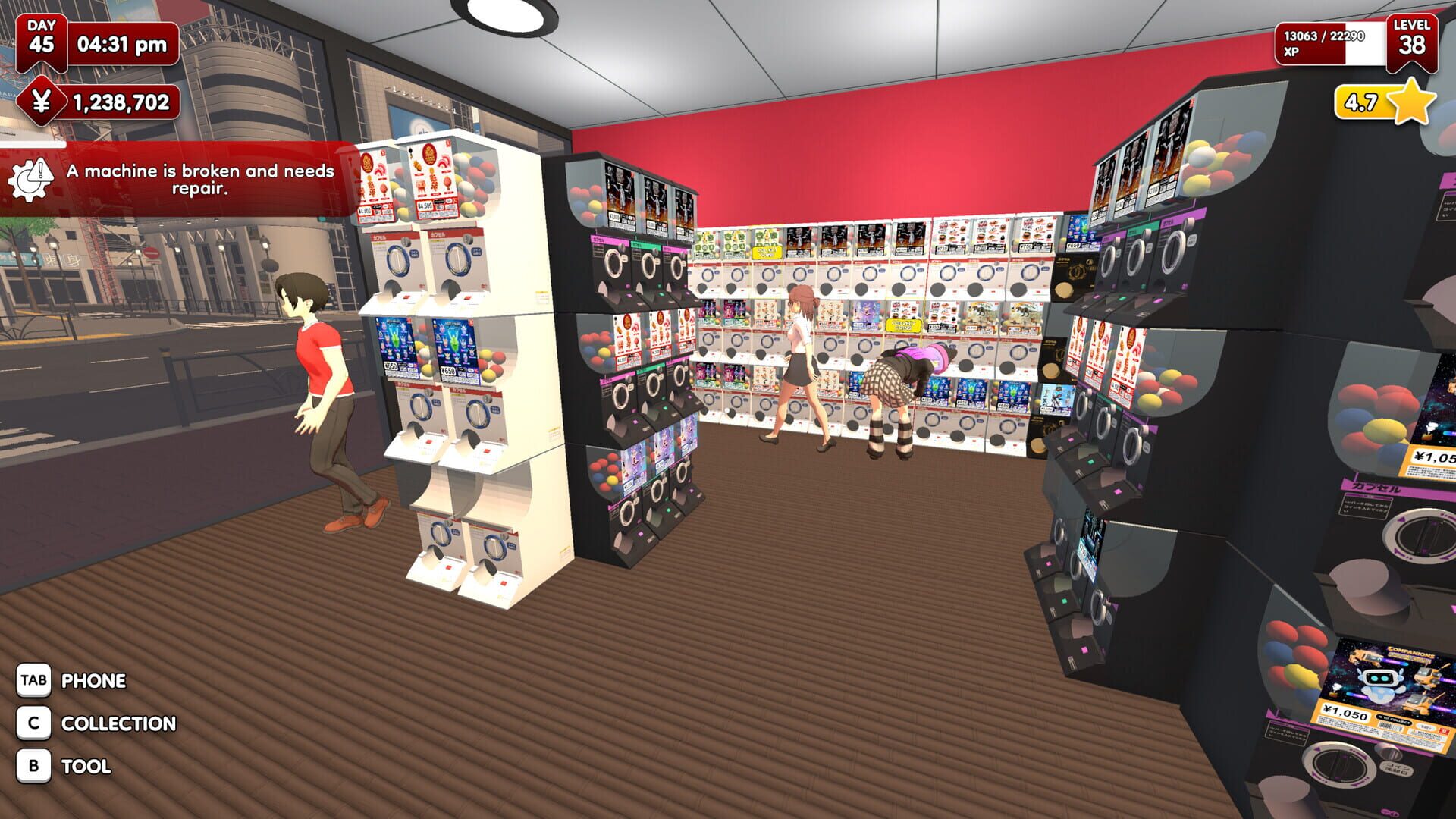 Screenshot for Gacha Capsule Shop Simulator: Akihabara