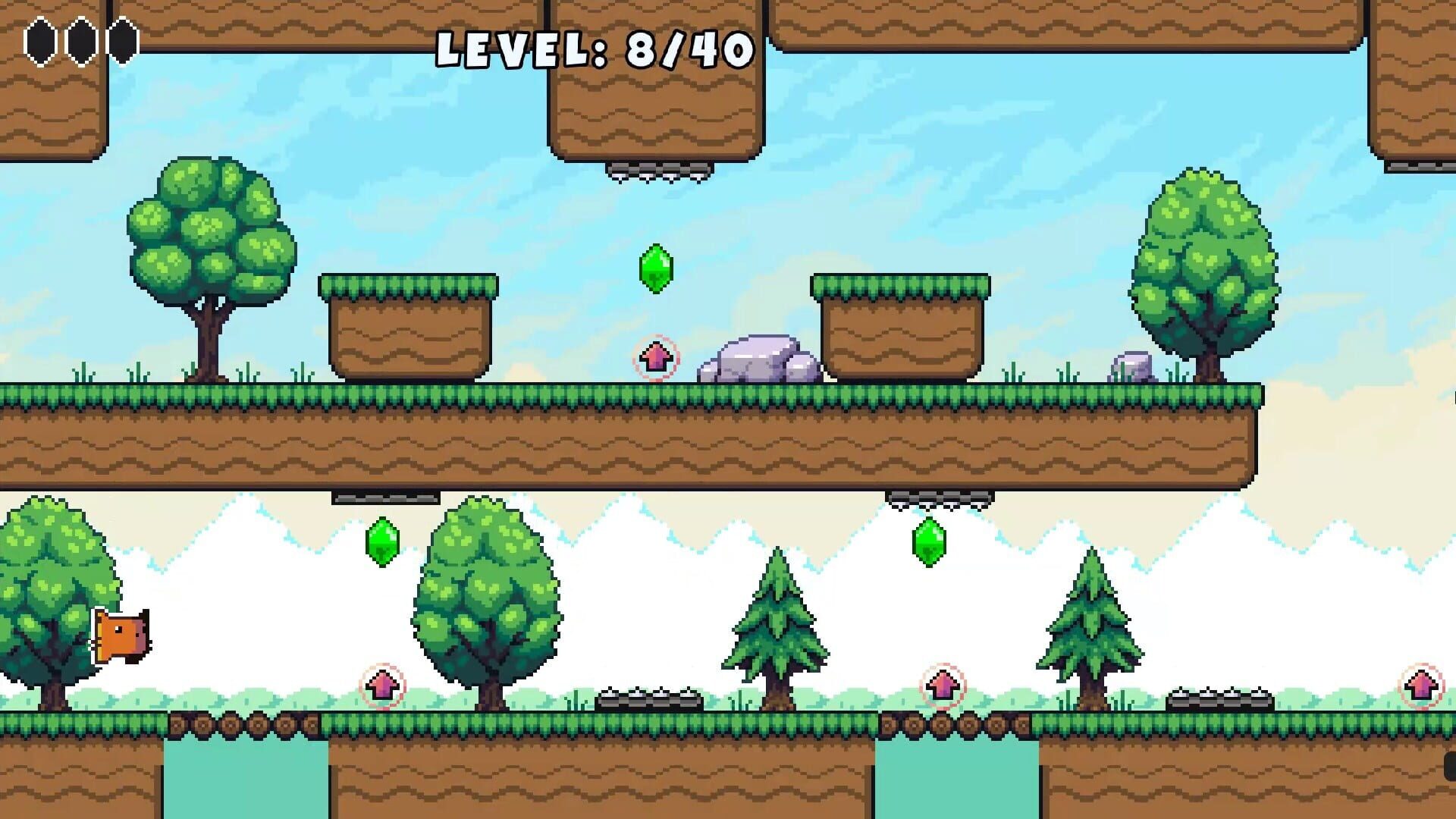 Screenshot for Meow and the Diamond Jump