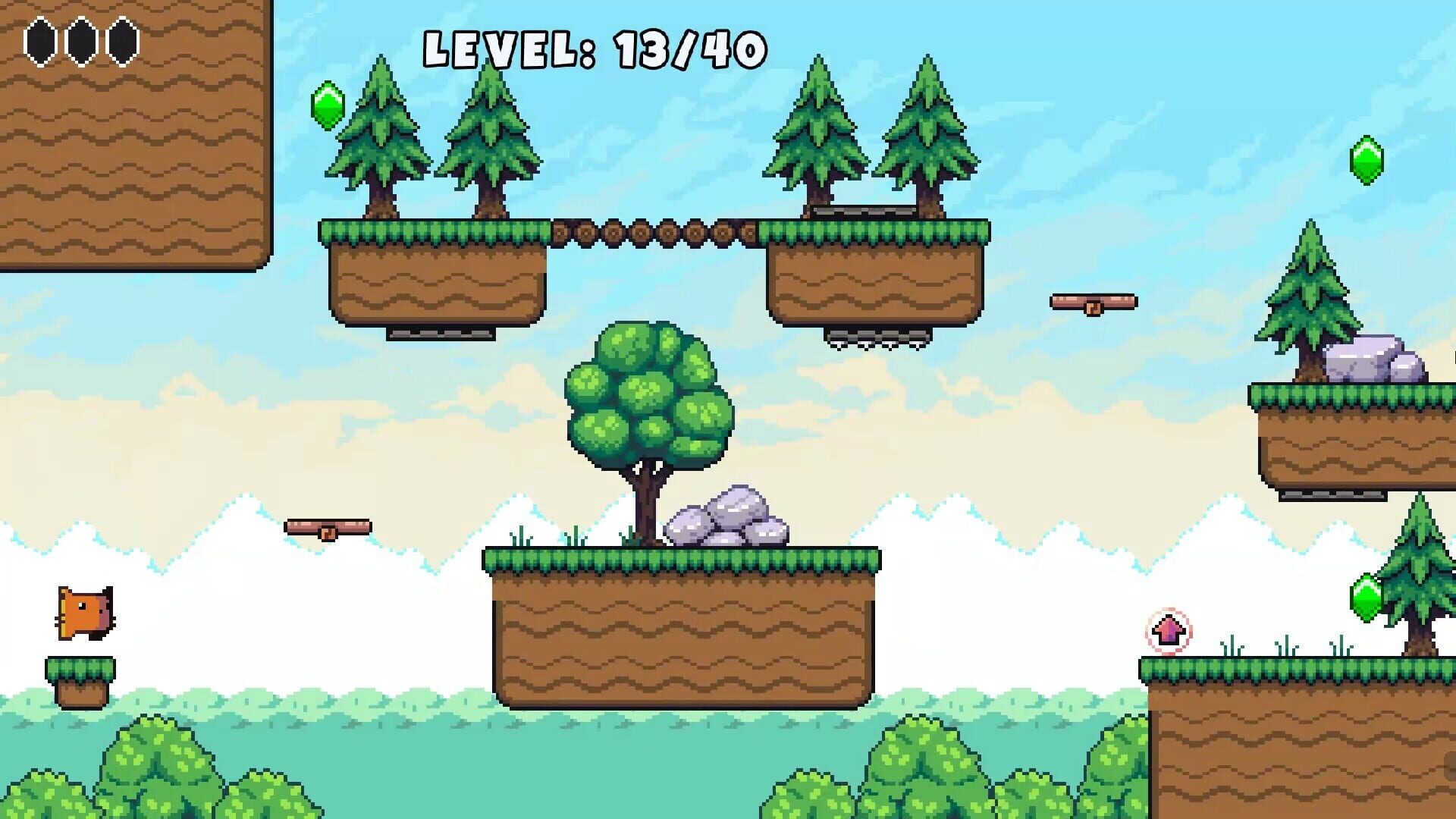 Screenshot for Meow and the Diamond Jump