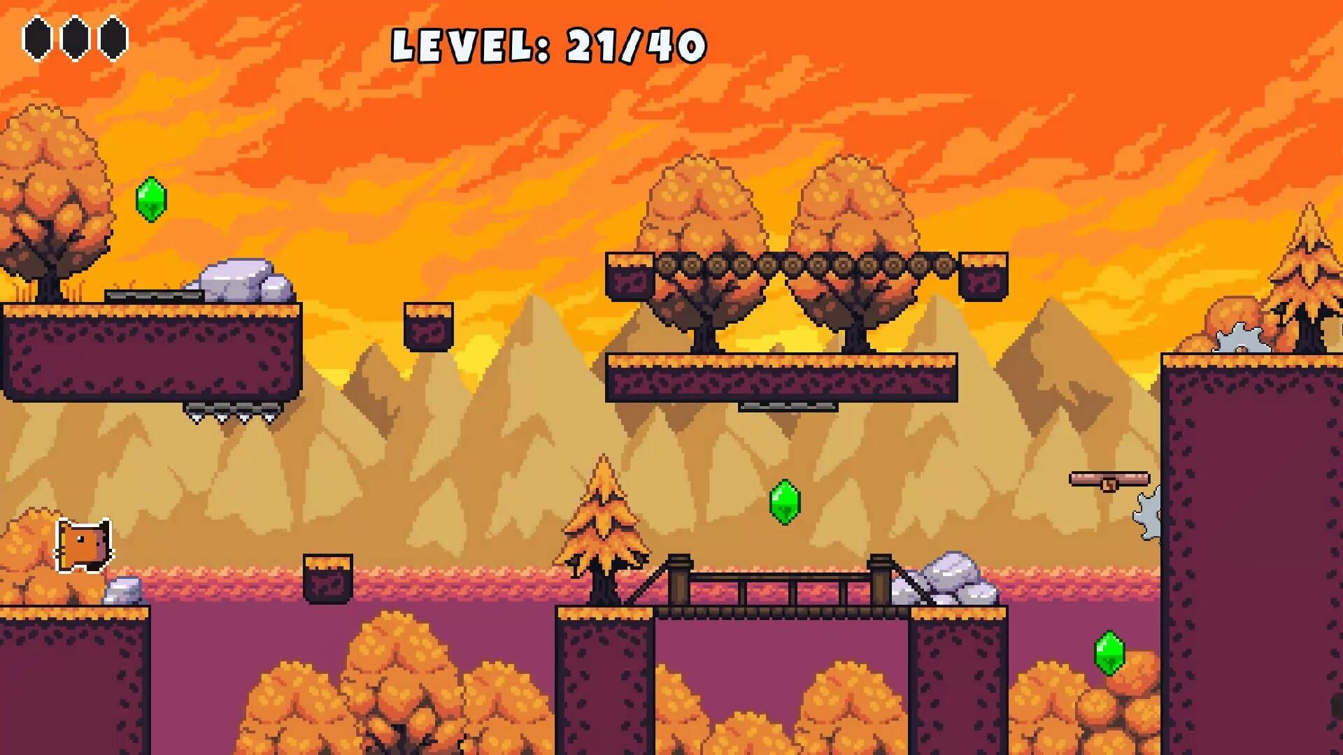 Screenshot for Meow and the Diamond Jump