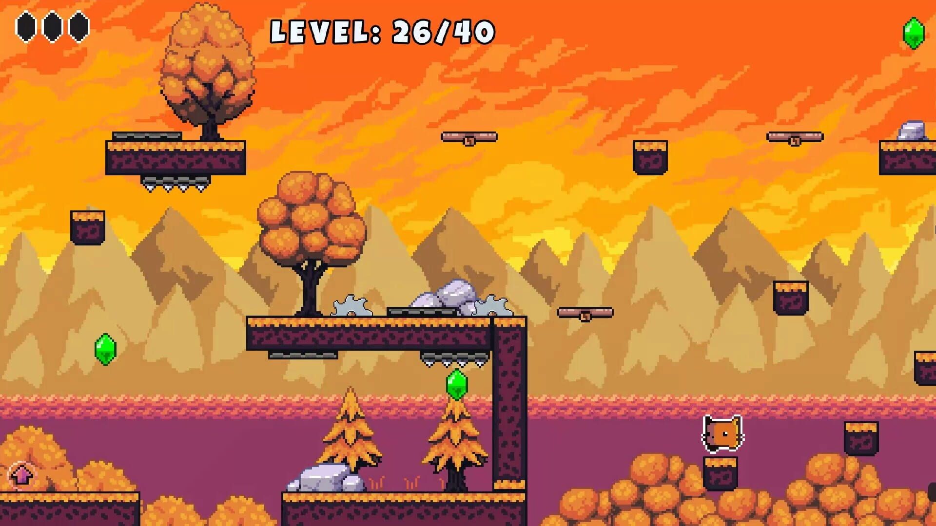 Screenshot for Meow and the Diamond Jump