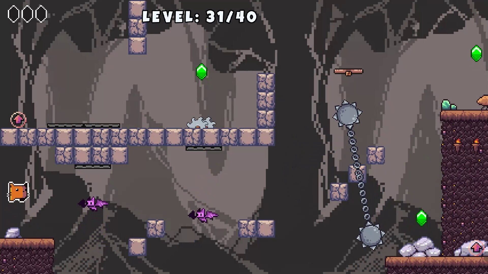 Screenshot for Meow and the Diamond Jump