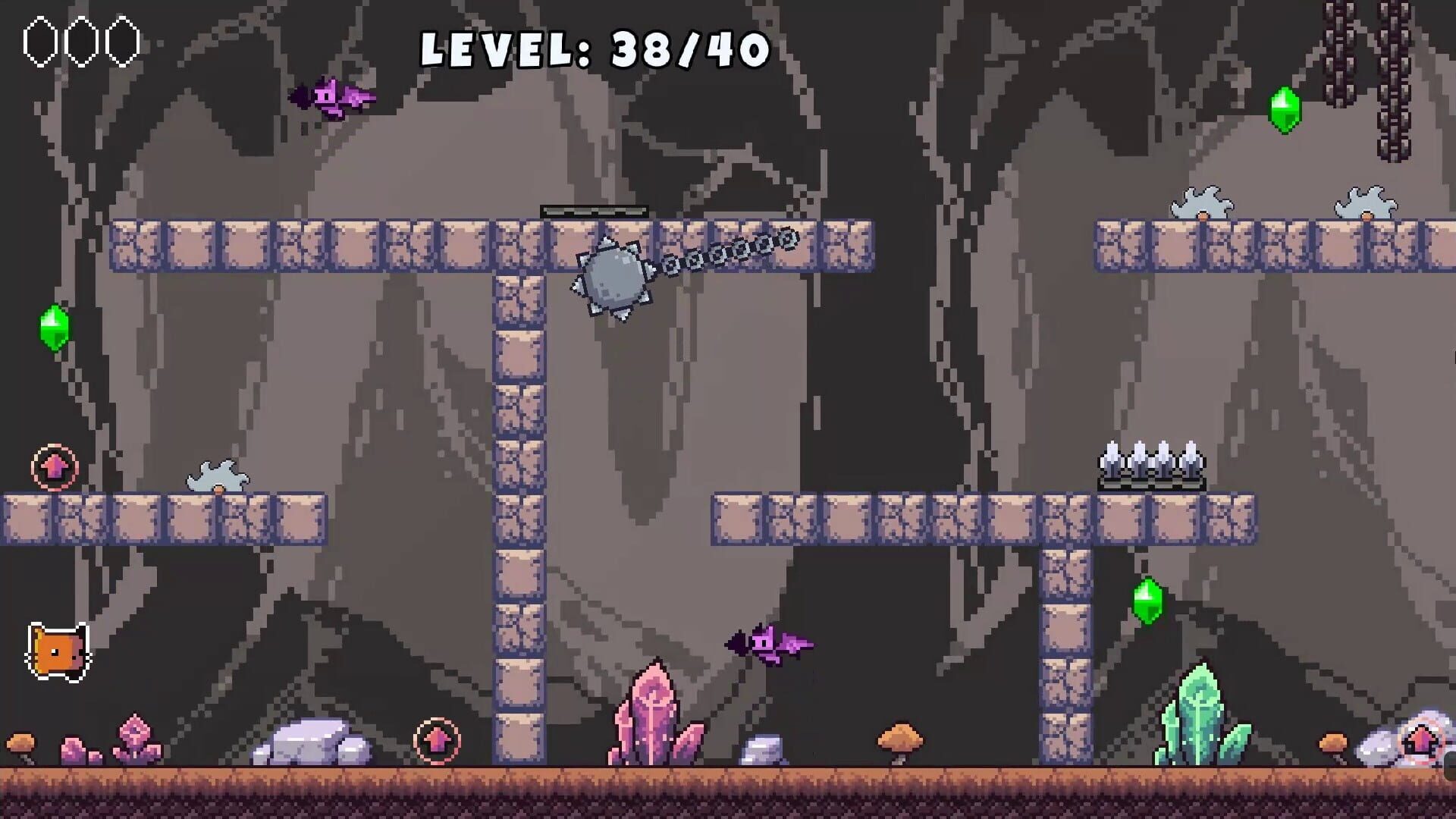 Screenshot for Meow and the Diamond Jump