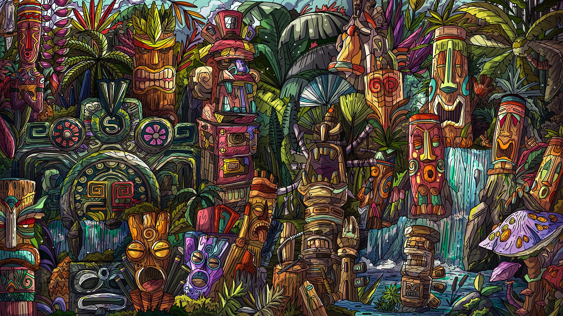 Screenshot for 100 Tiki Cats
