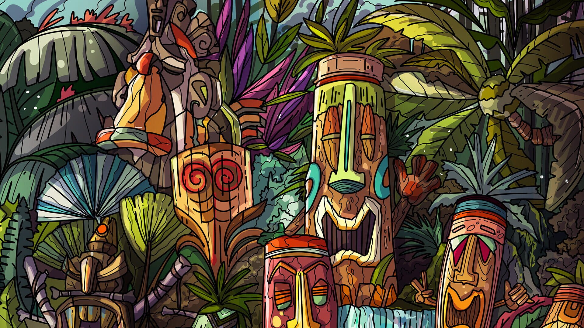 Screenshot for 100 Tiki Cats