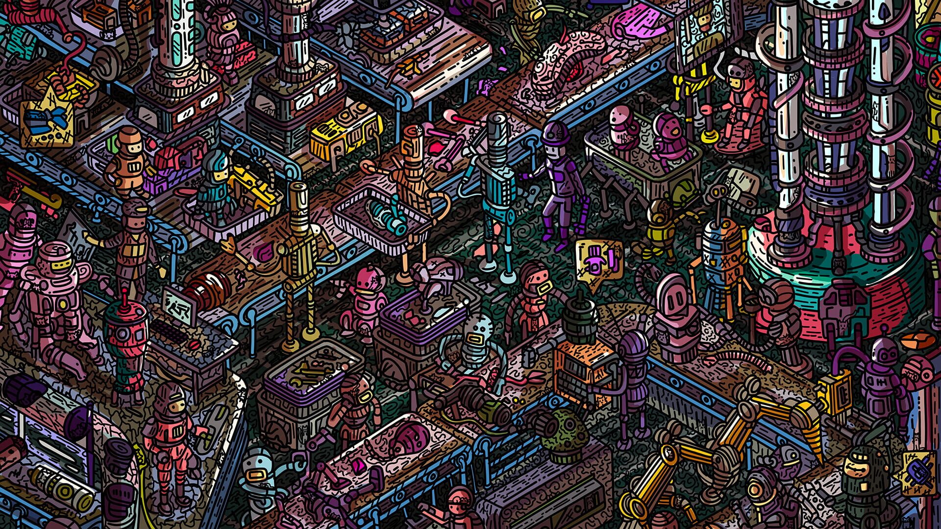 Screenshot for 100 Factory Cats