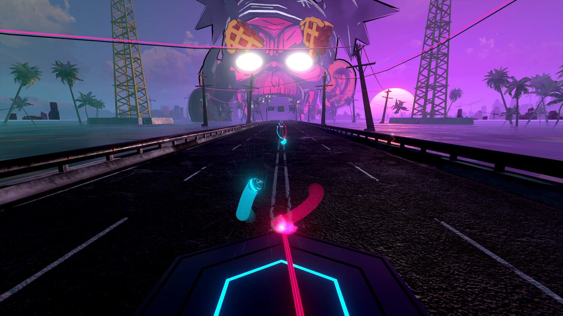 Screenshot for Synth Riders: Gorillaz - "Sleeping Powder"