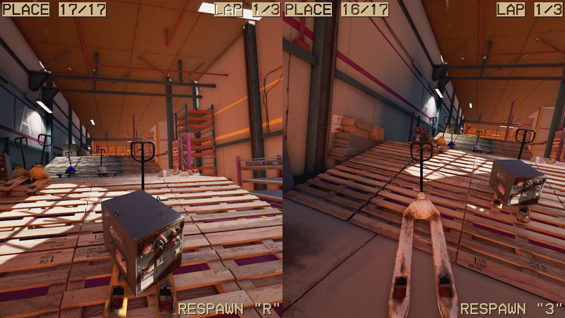 Screenshot for Pallet Jack Racing
