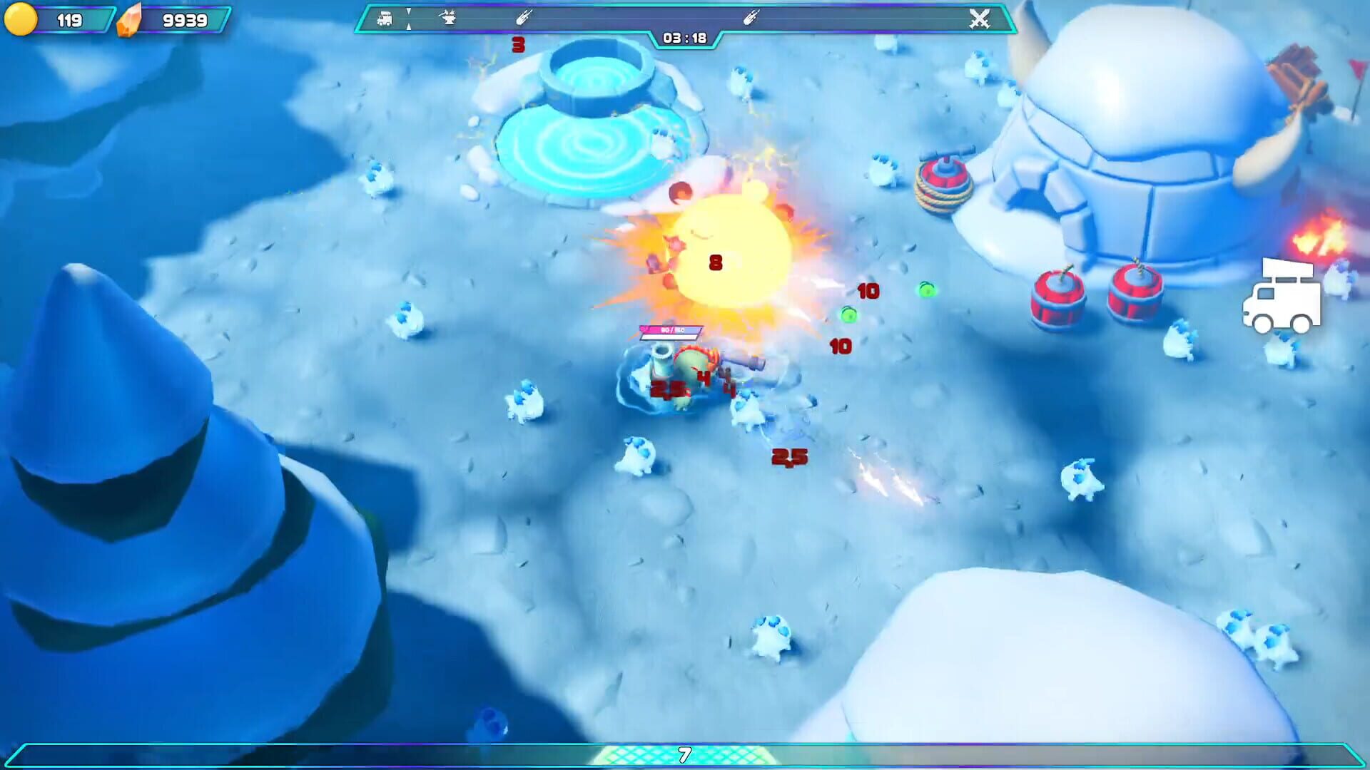 Screenshot for Dino-Ducks Mayhem