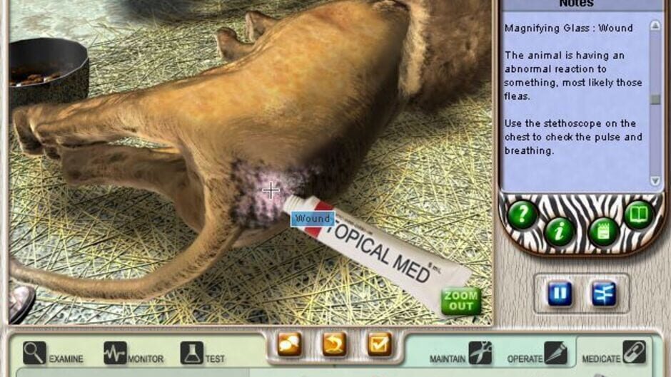 Screenshot for Zoo Vet