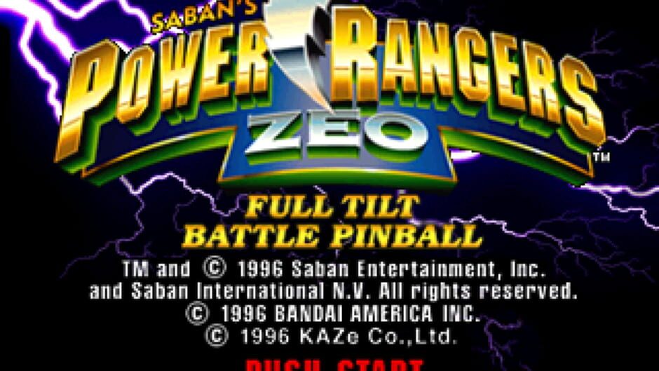 Screenshot for Power Rangers Zeo - Full Tilt Battle Pinball