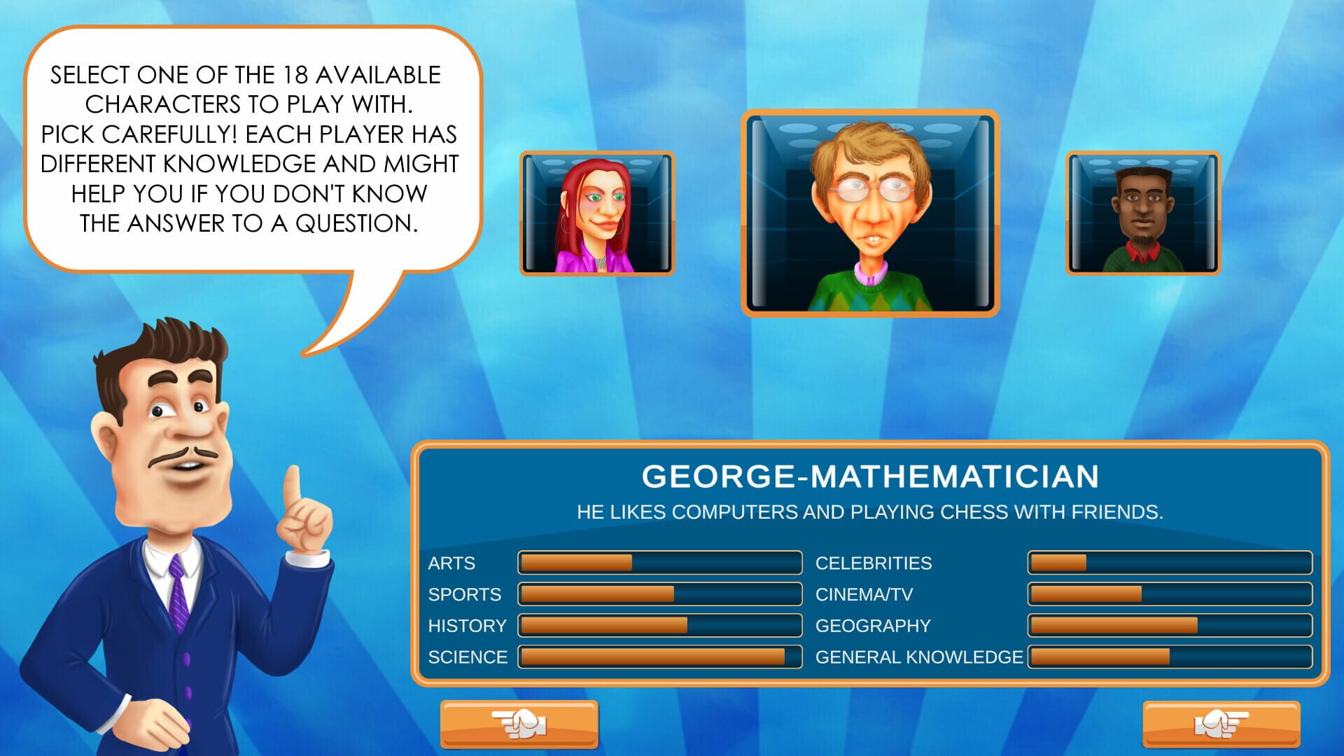 Screenshot for Select Quiz