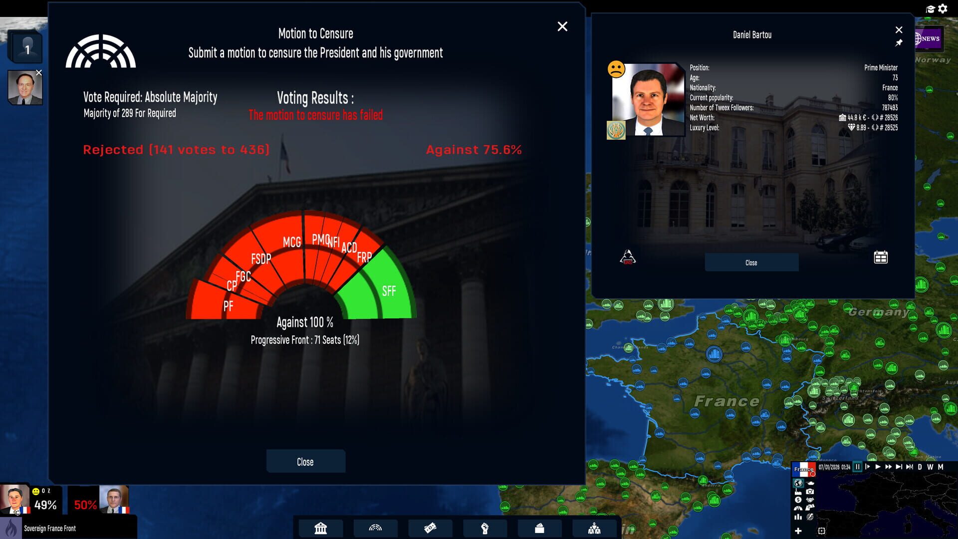 Screenshot for Geo-Political Simulator 2026 Edition