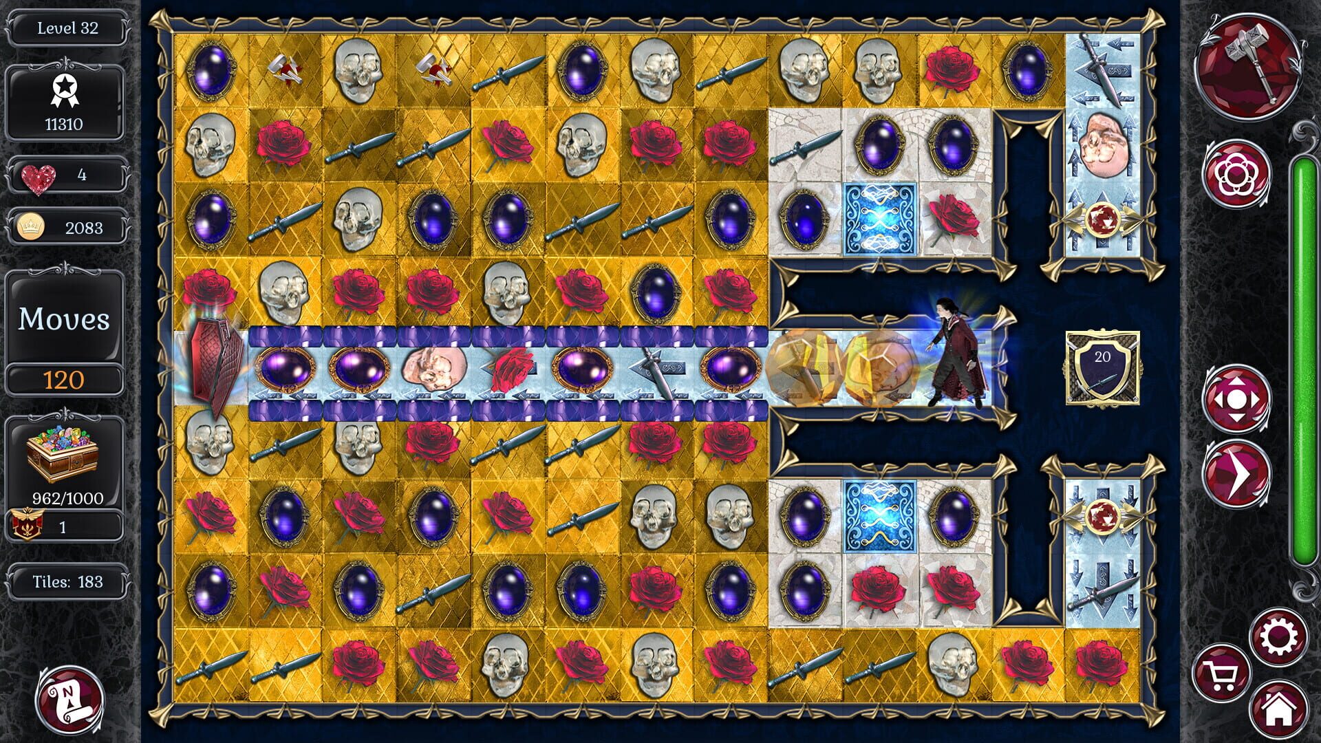 Screenshot for Jewel Match: Dracula - Collector's Edition