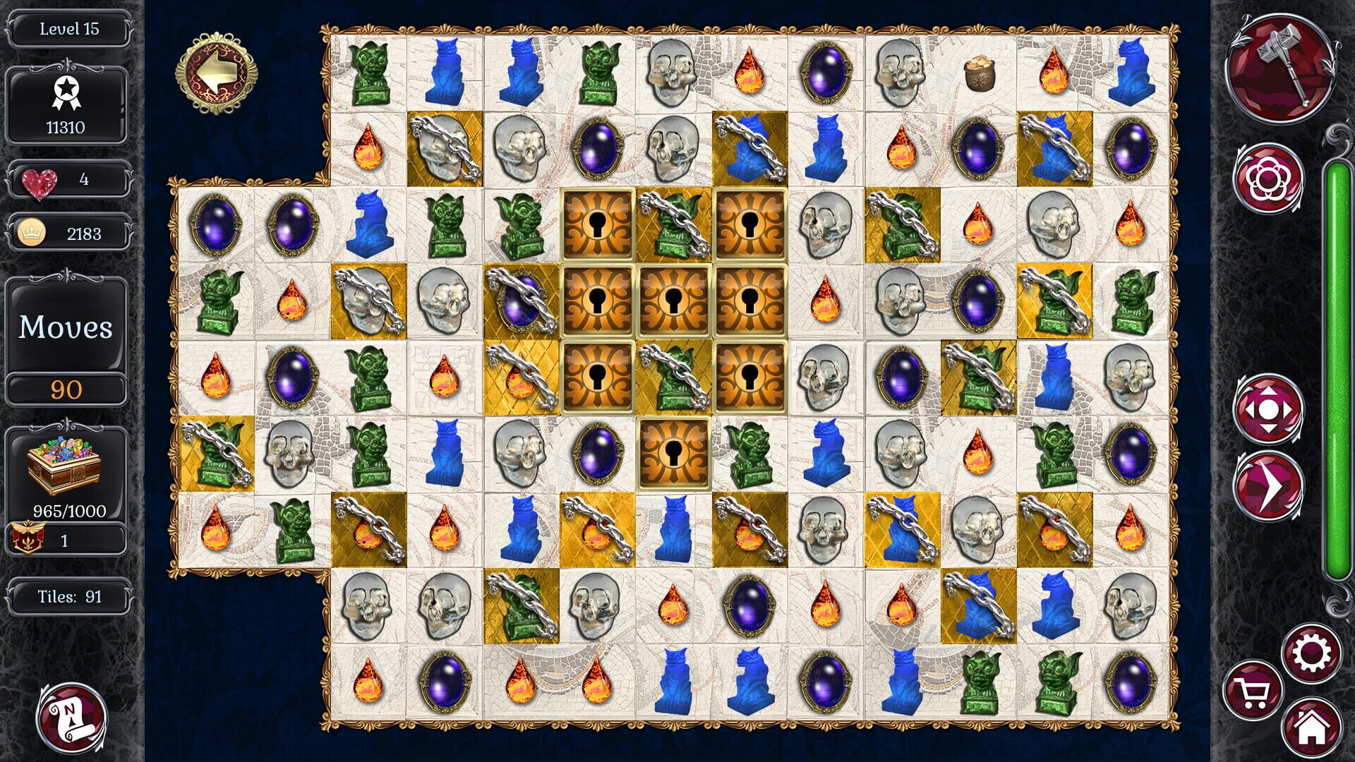Screenshot for Jewel Match: Dracula - Collector's Edition