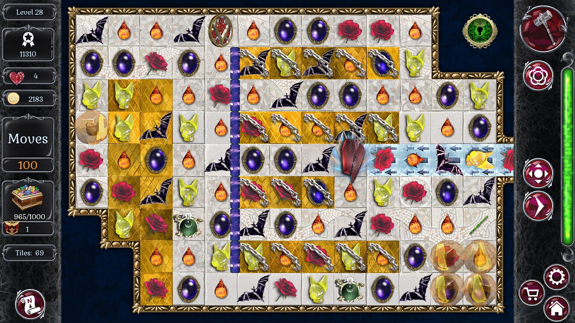 Screenshot for Jewel Match: Dracula - Collector's Edition