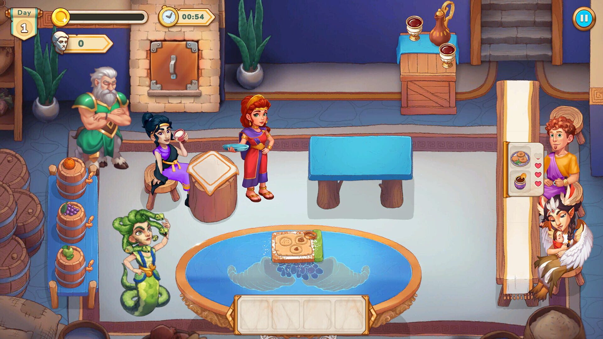 Screenshot for Greek Kitchen Frenzy: Dionysus