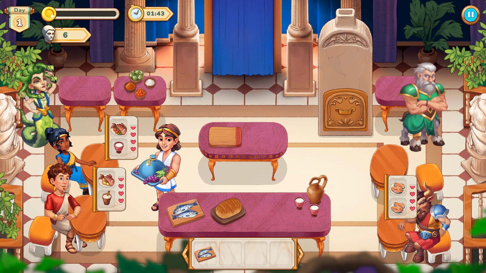 Screenshot for Greek Kitchen Frenzy: Dionysus