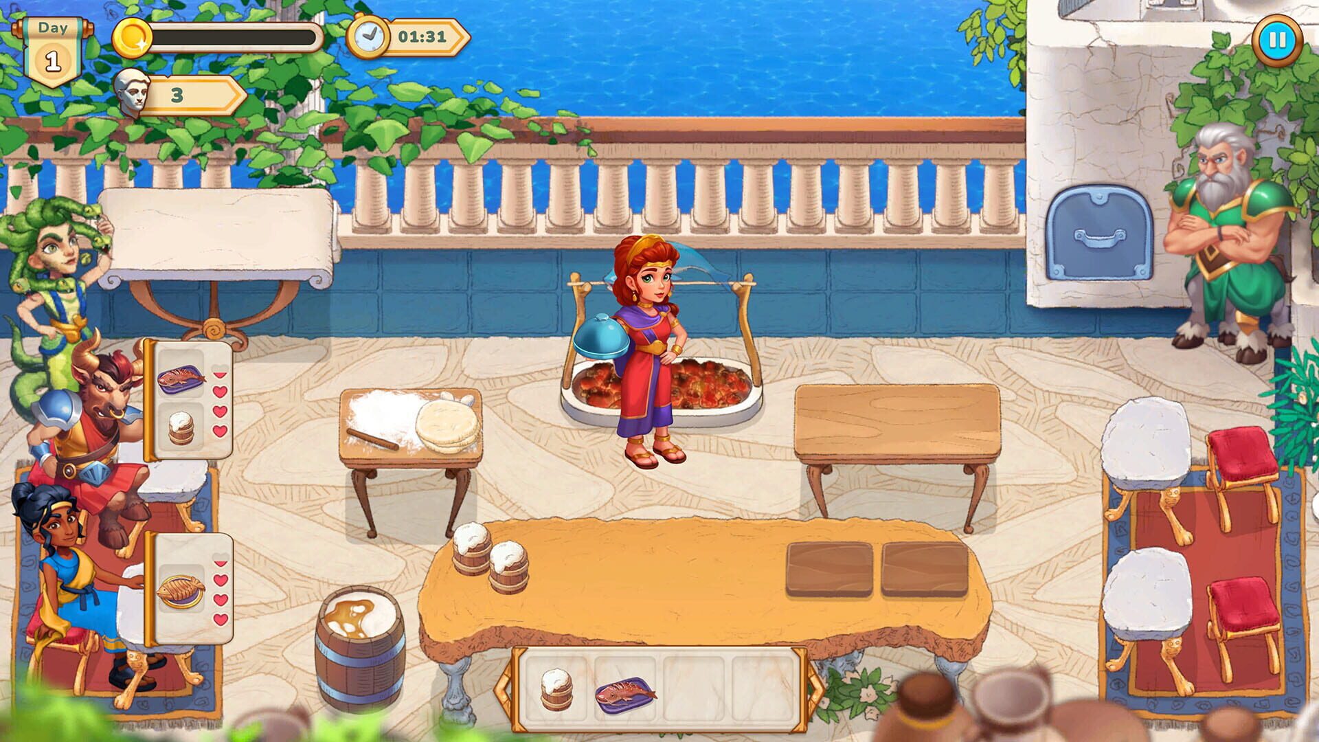 Screenshot for Greek Kitchen Frenzy: Dionysus