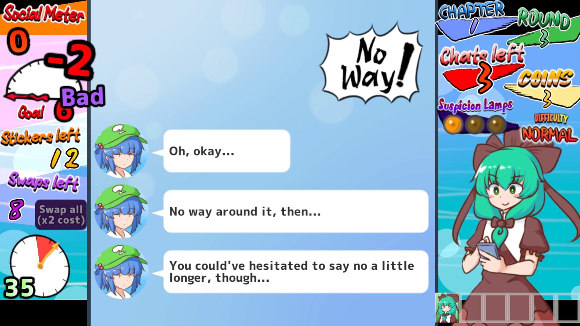 Screenshot for Hina-chan's Sticker Survival