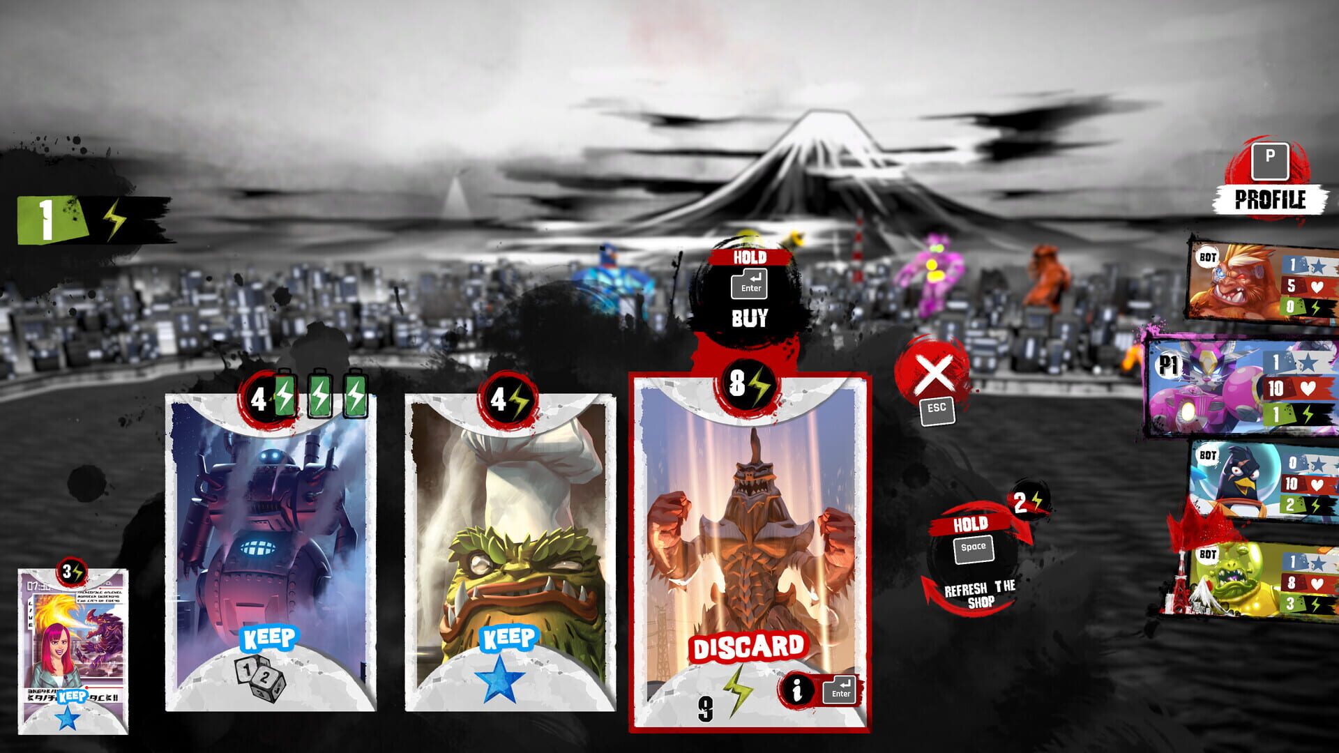 Screenshot for King of Tokyo