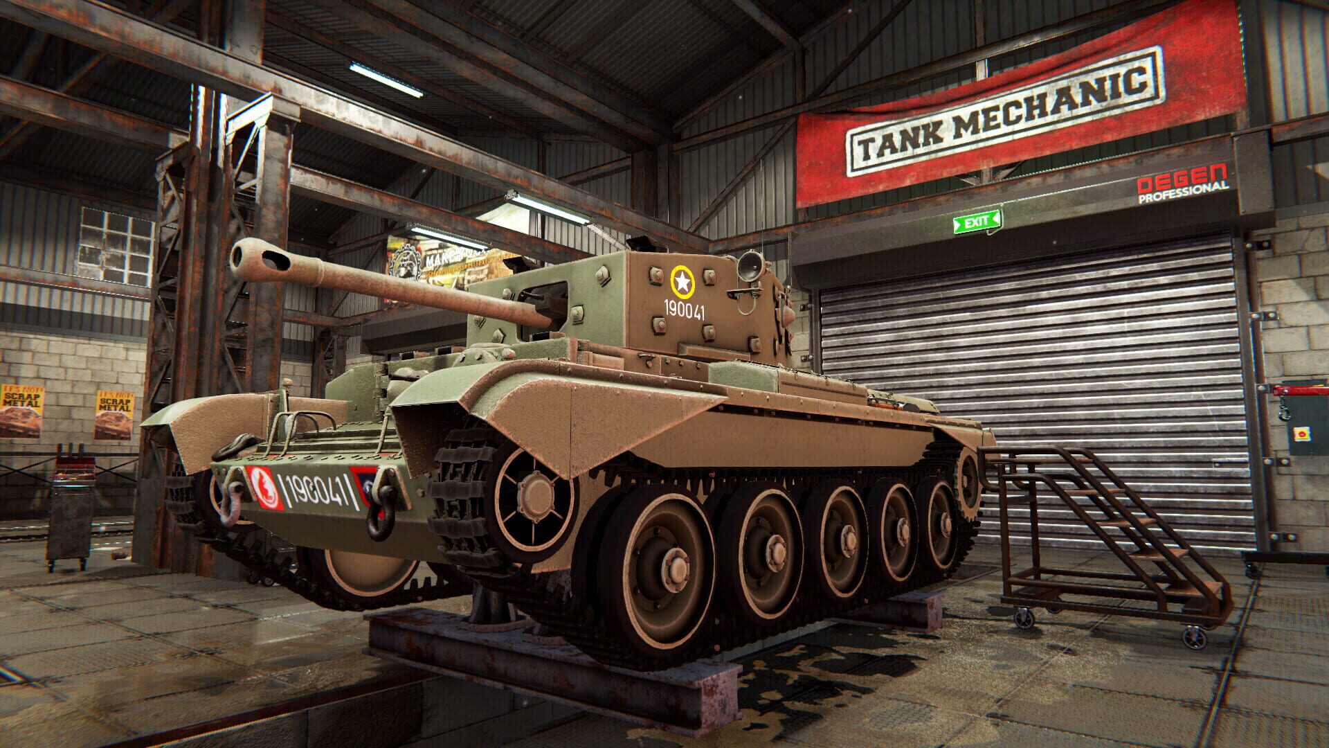 Screenshot for Tank Mechanic Simulator: Cromwell Mk.IV