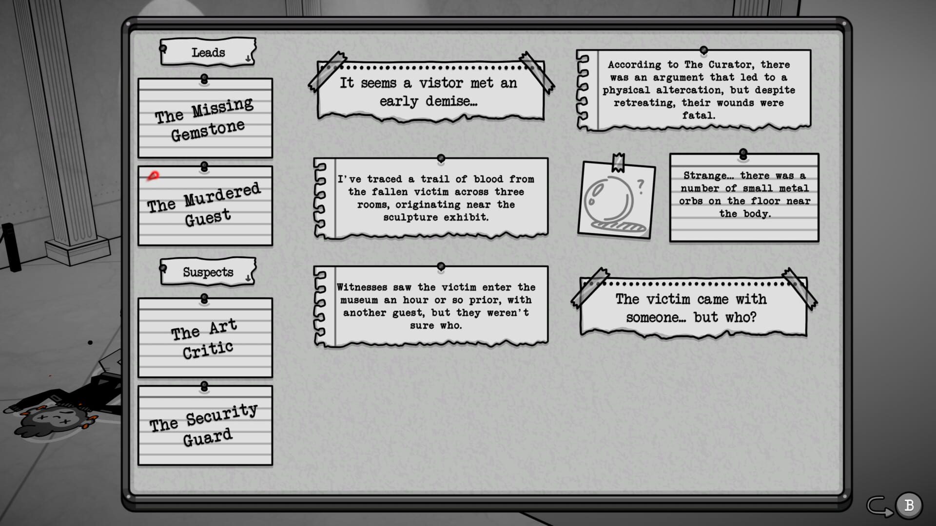 Screenshot for Feline Forensics and the Meowseum Mystery