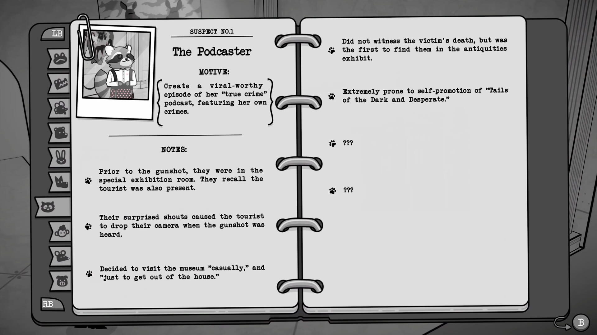 Screenshot for Feline Forensics and the Meowseum Mystery