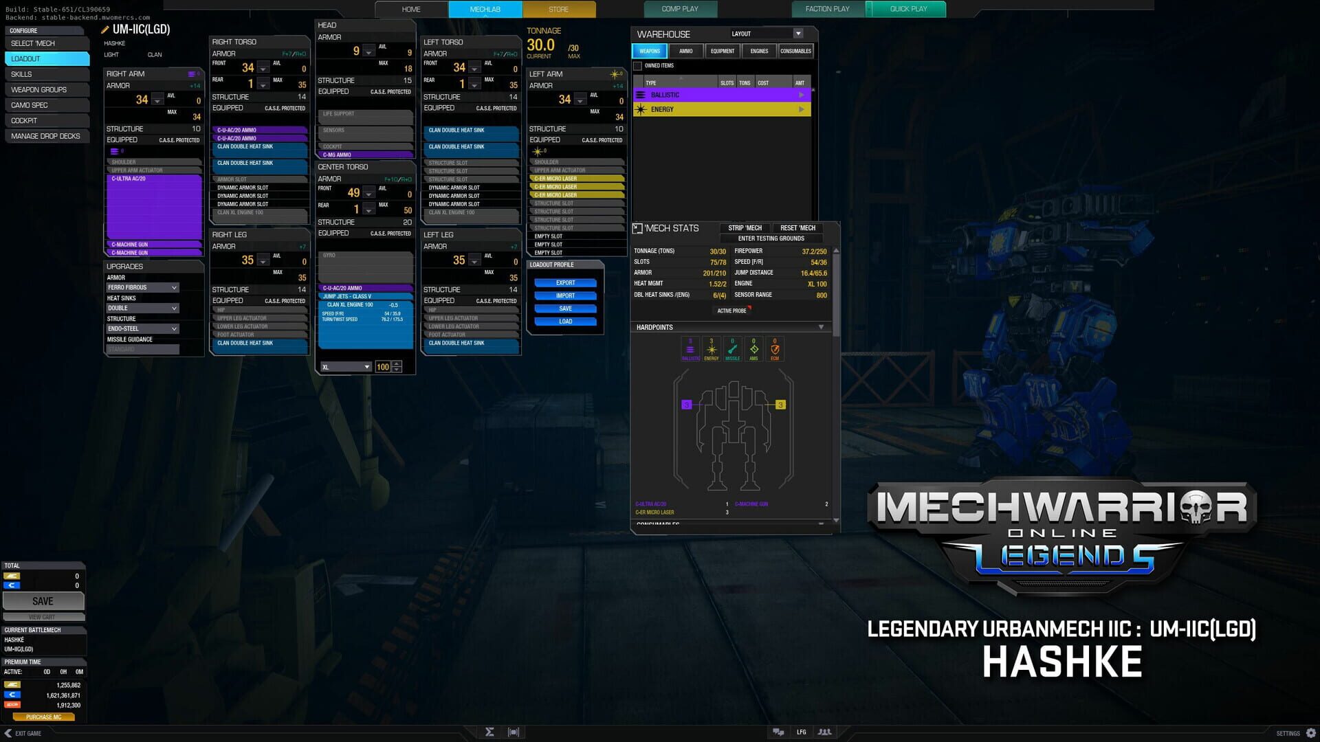 Screenshot for MechWarrior Online: Hashké and Abaddon Legendary Mech Pack