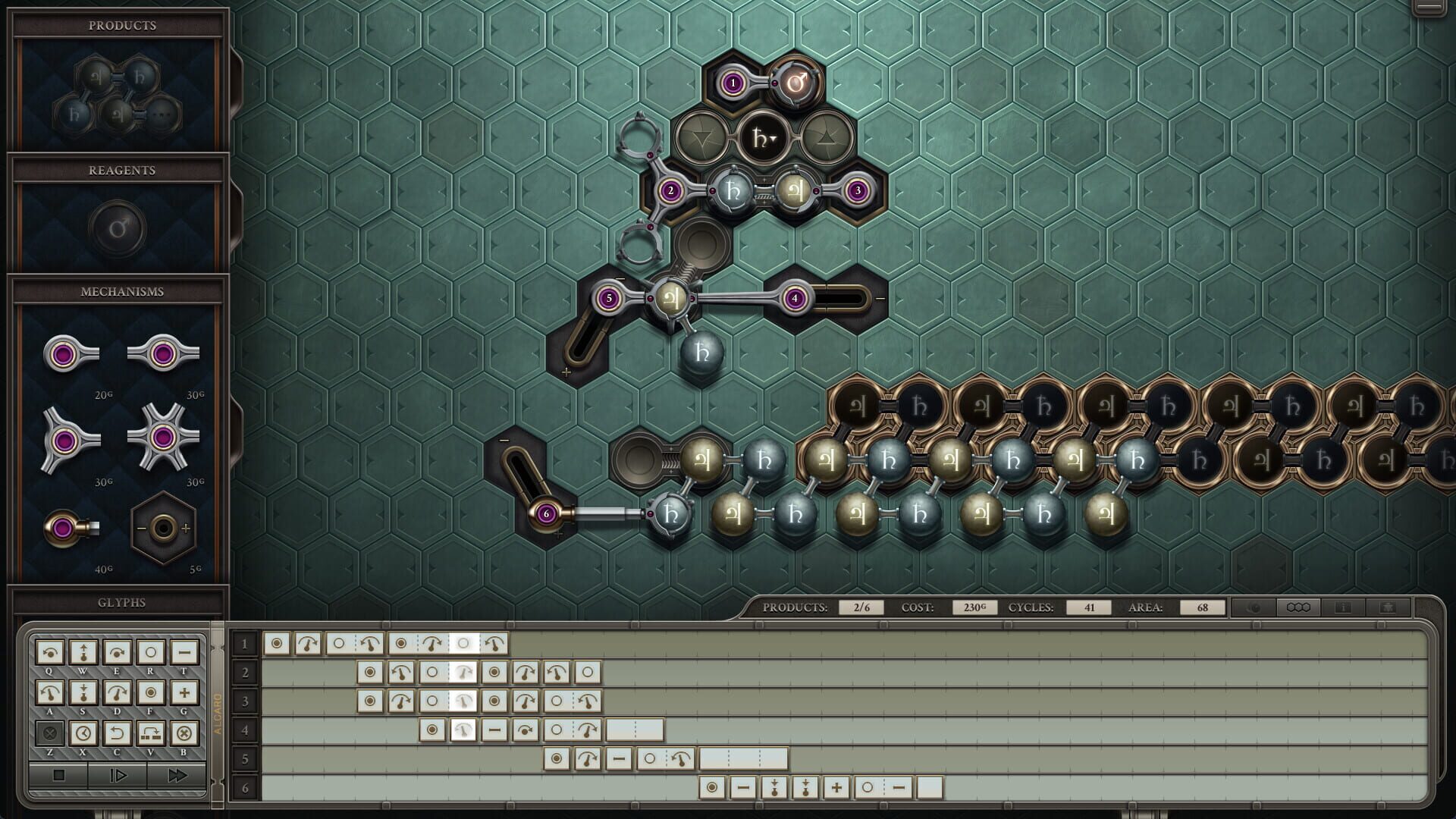 Screenshot for Opus Magnum: De Re Metallica