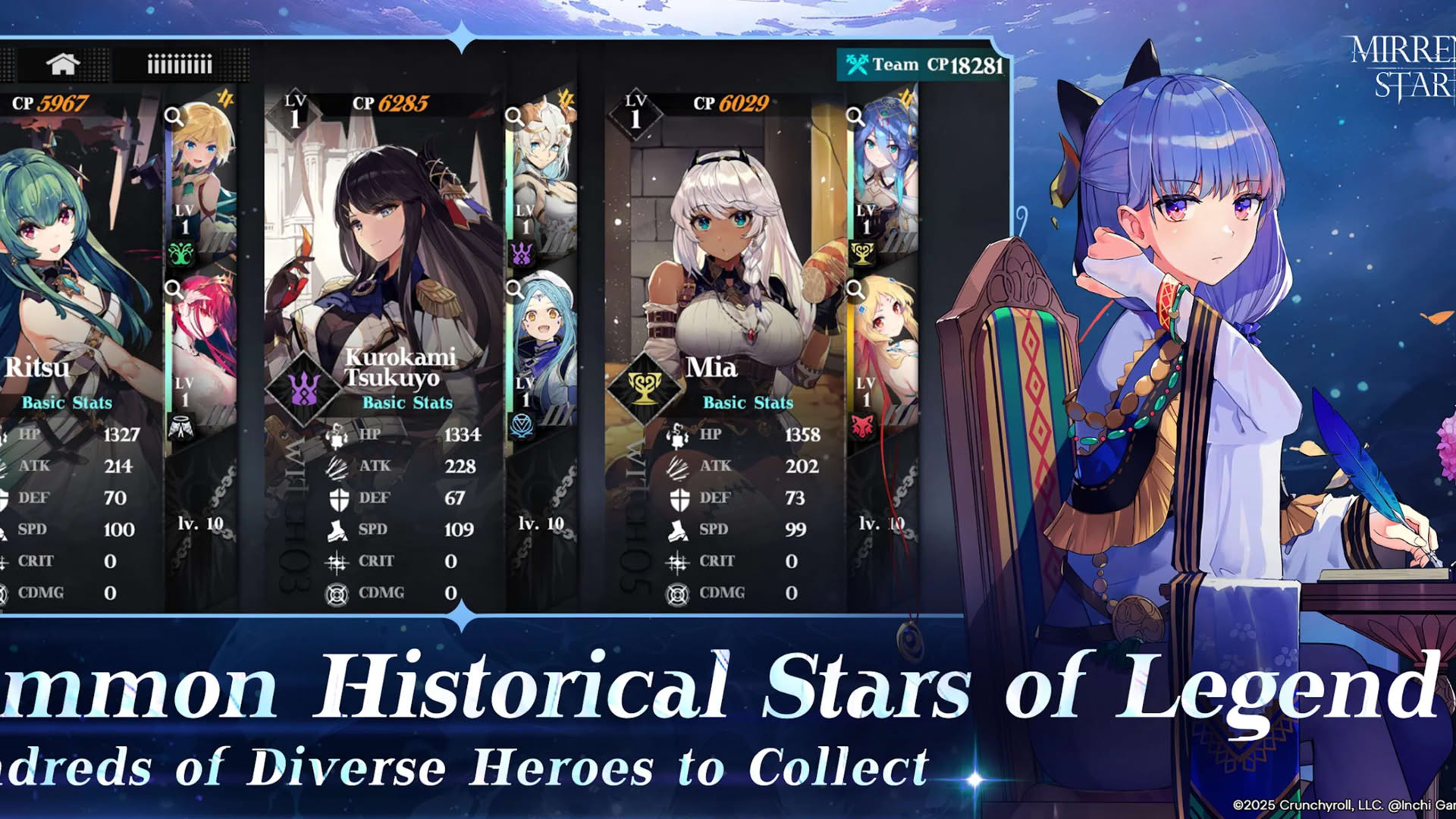 Screenshot for Mirren: Star Legends