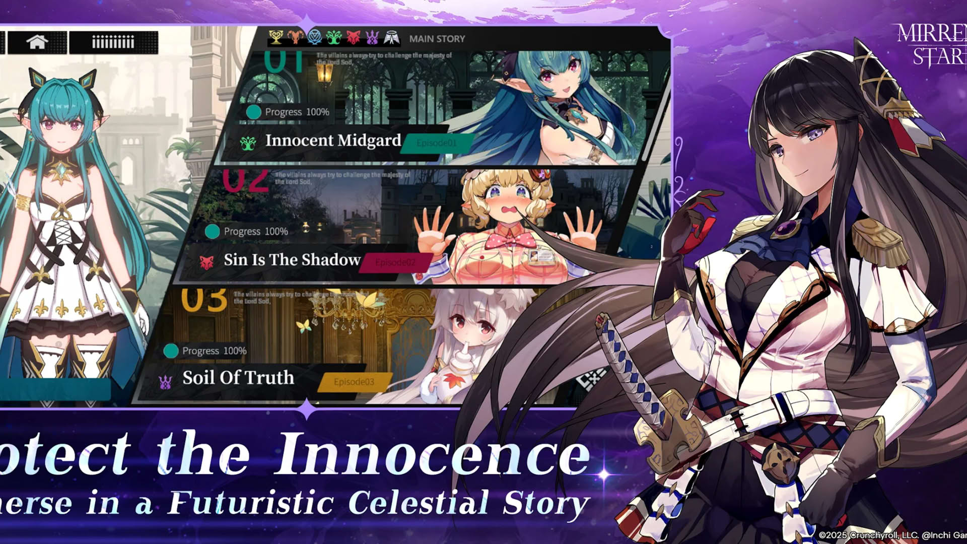 Screenshot for Mirren: Star Legends