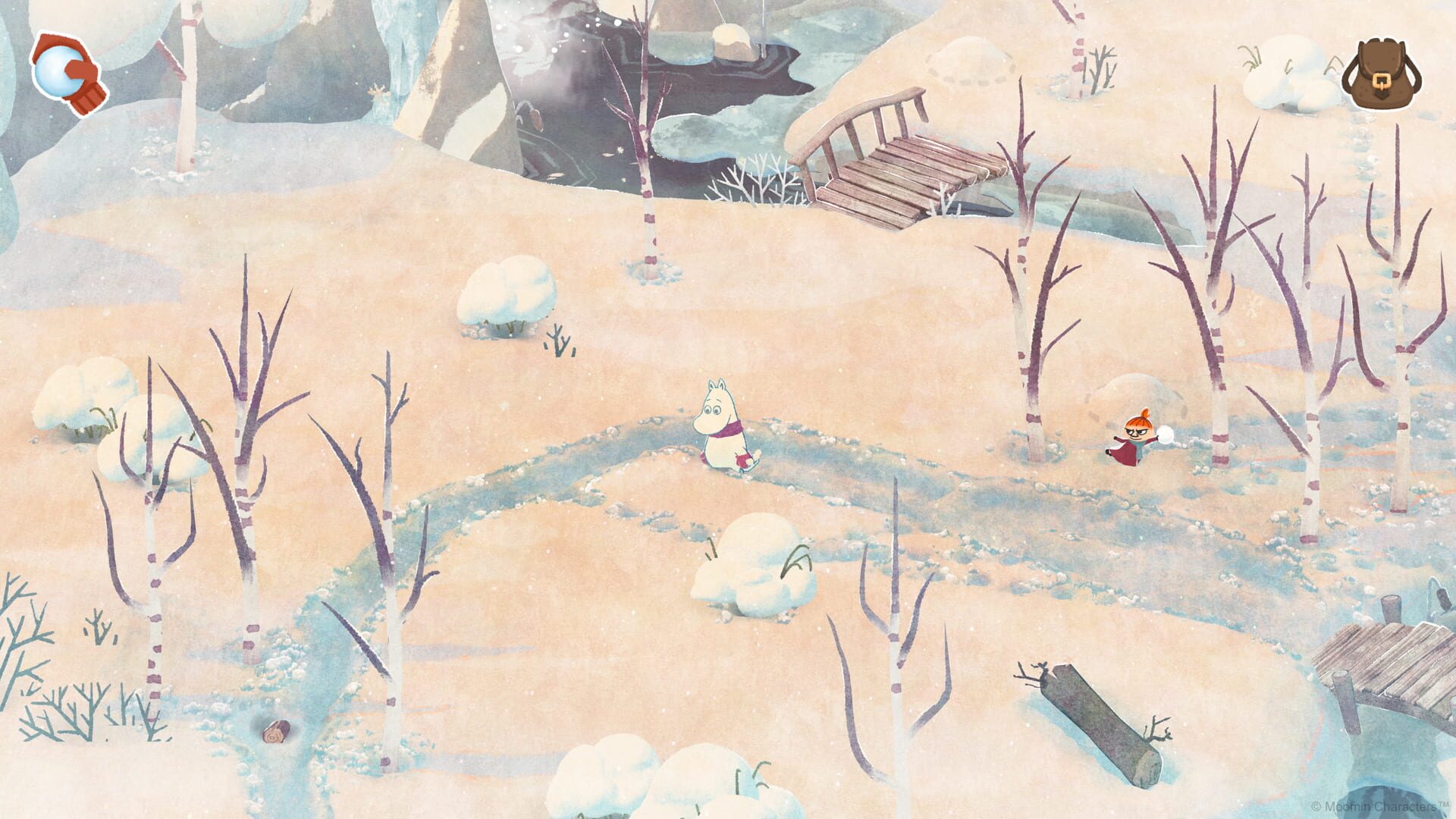 Screenshot for Moomintroll: Winter's Warmth