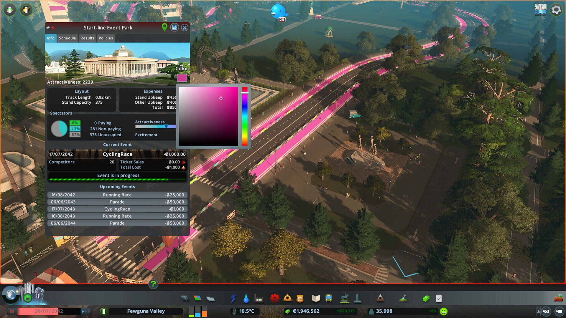Screenshot for Cities: Skylines - Race Day