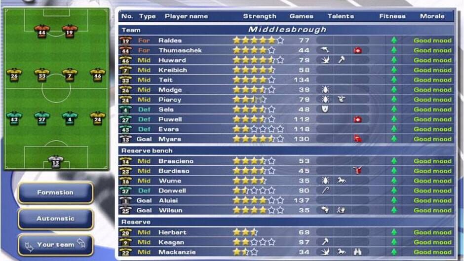 Screenshot for Soccer Manager