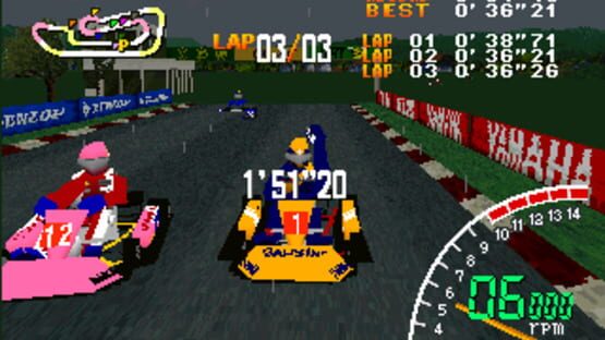 Screenshot for Ayrton Senna Kart Duel