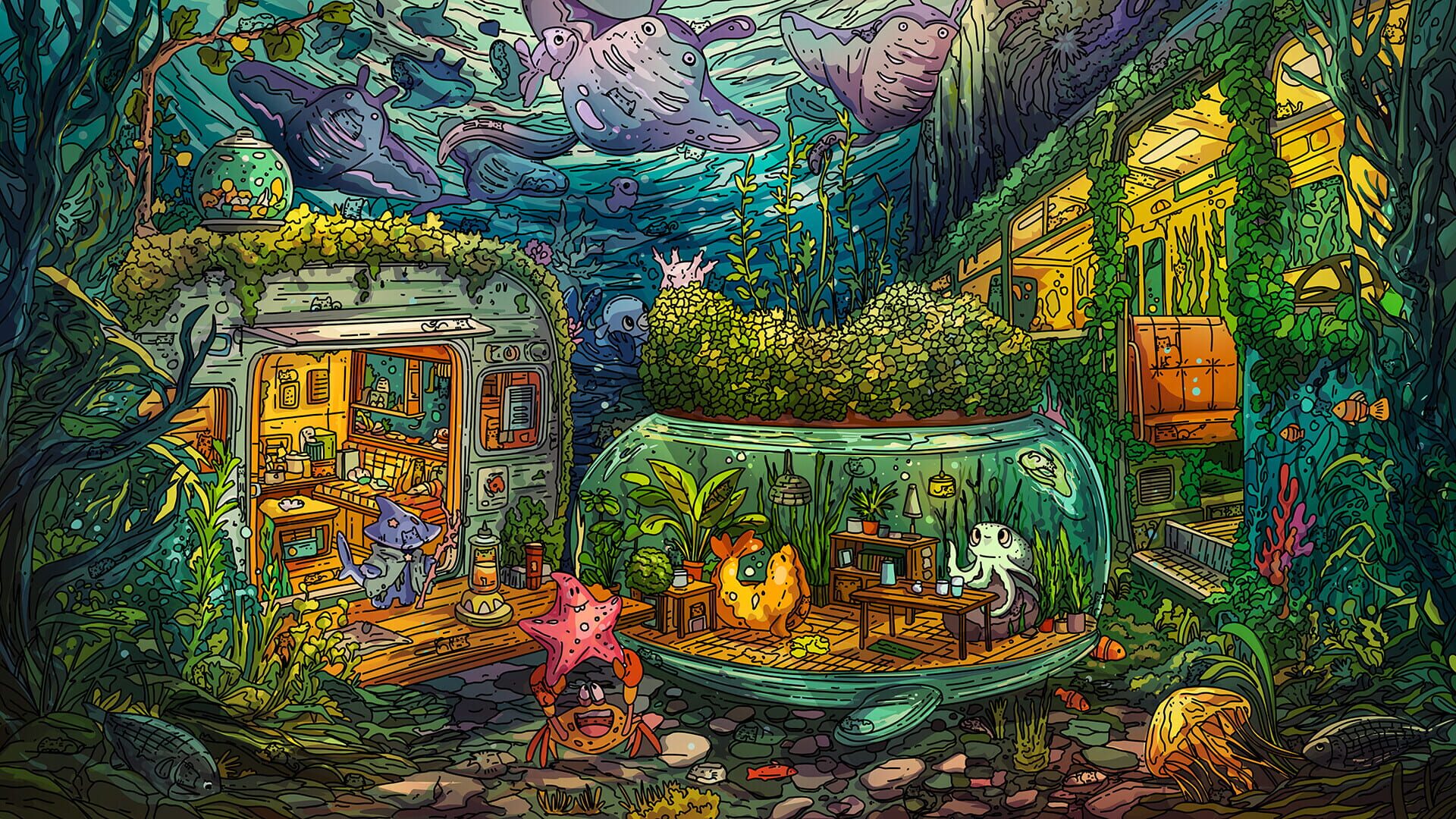 Screenshot for 100 Undersea Cats