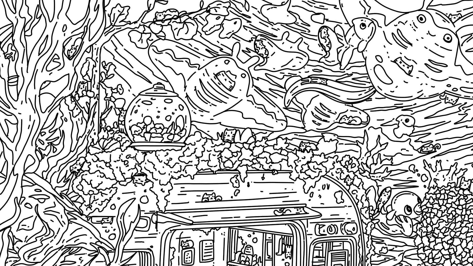 Screenshot for 100 Undersea Cats